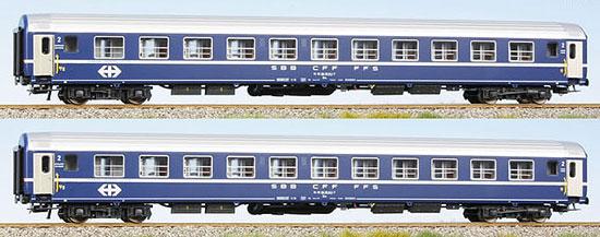 Set of 2 passenger cars 2nd class type Bcm with 11 compartments<br /><a href='images/pictures/LS_Models/47218.jpg' target='_blank'>Full size image</a>